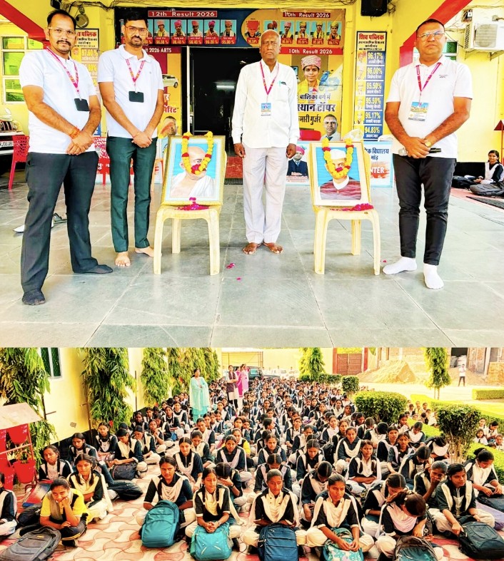 शिव पब्लिक शिक्षा समिति सरोली में गांधी जयंती एवं शास्त्री जयंती मनाई।